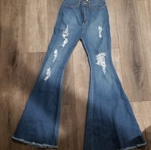High Rise Flare Jeans